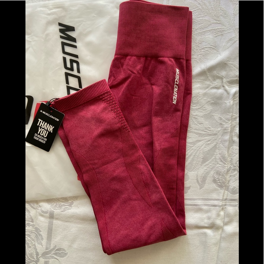 Muscle Nation High waisted Seamless Leggings - Picture 2 of 8